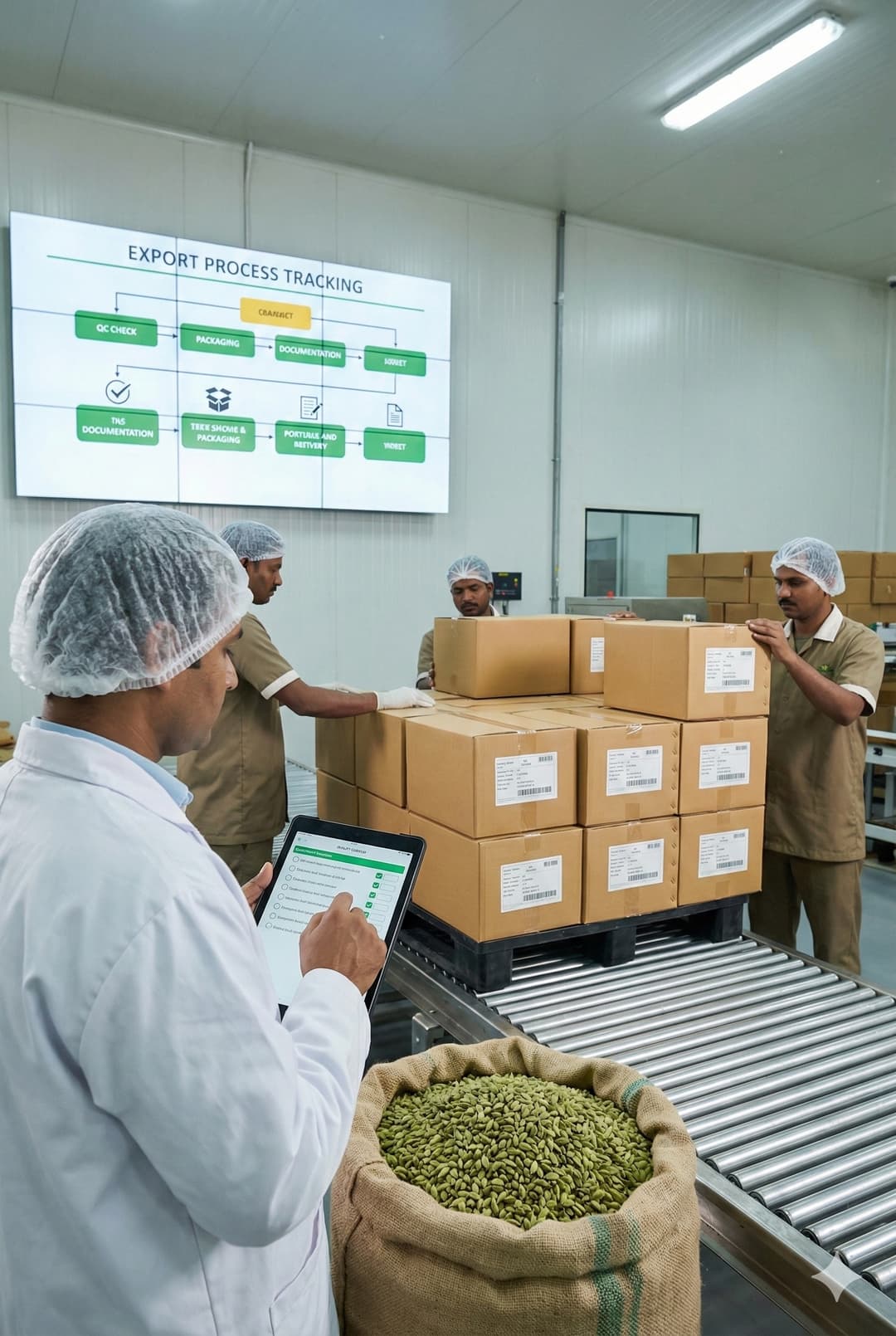 Weagle International Spice Export Process & Tracking System